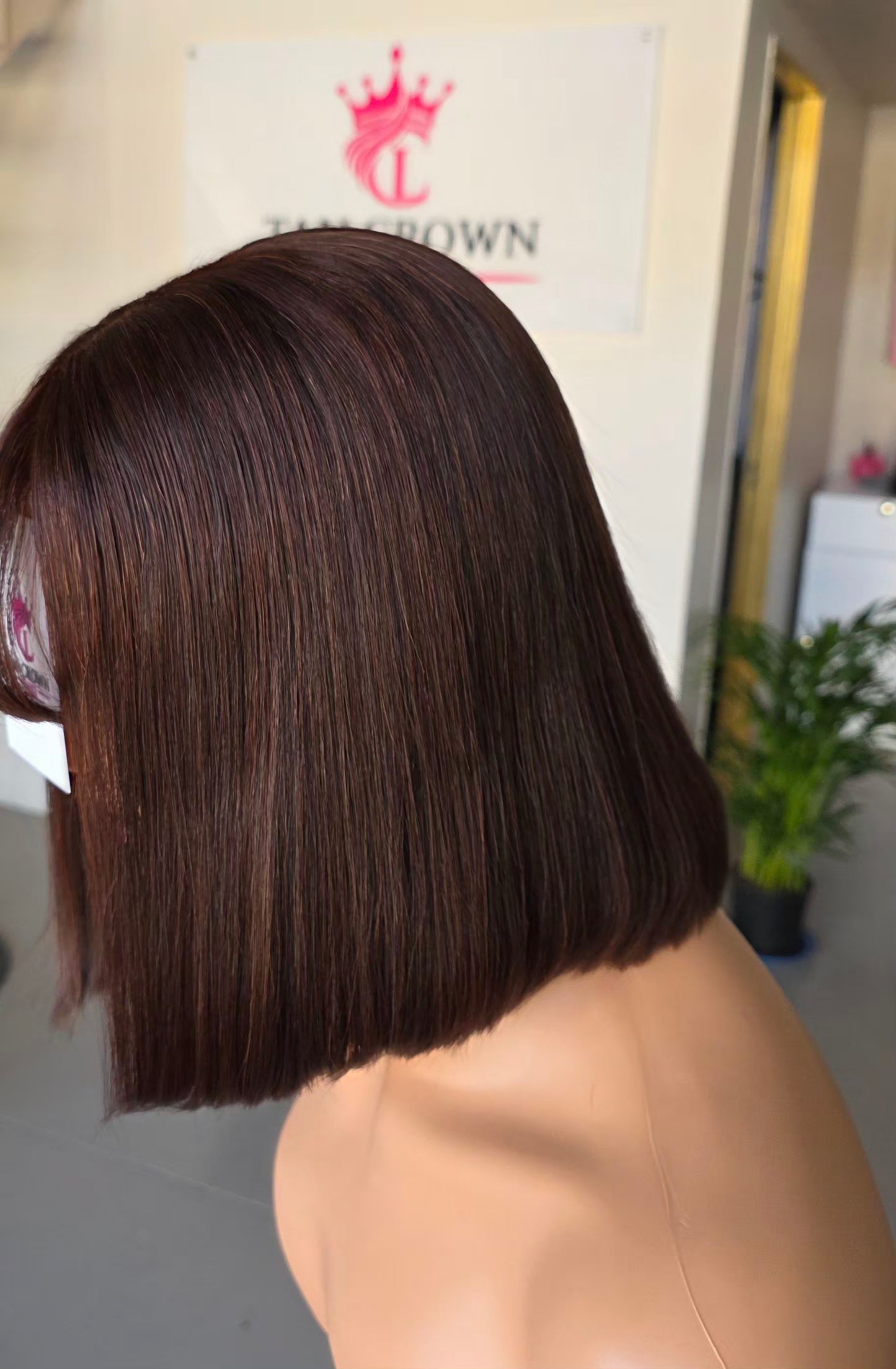 Luxe Browny Glueless Fringe (2x4 lace) Glueless