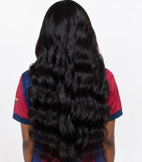 Virgin Bouncy Curly Wig  Transparent lace