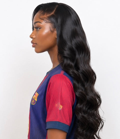 Virgin Bouncy Curly Wig  Transparent lace