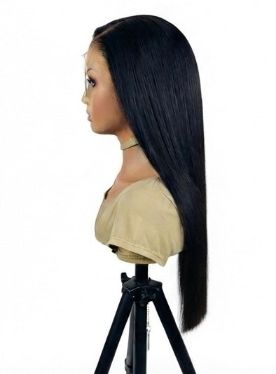 20" Natural Black Glueless Vietnamese (5X5 lace)
