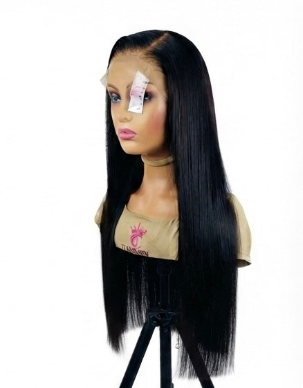 20" Natural Black Glueless Vietnamese (5X5 lace)
