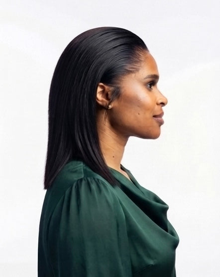 12" Natural Black Double Drawn (Frontal)