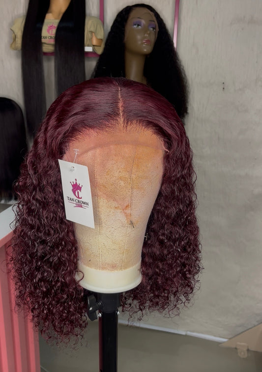 16" Virgin Burmese wig SDD Transparent lace