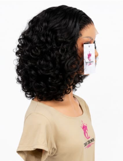 12" Bouncy Glueless  (5X5 lace)