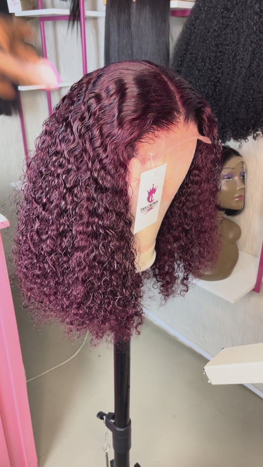 16" Virgin Burmese wig SDD 5x5 Transparent lace