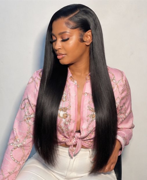 24" Virgin Luxe Double Drawn (13X4 lace)
