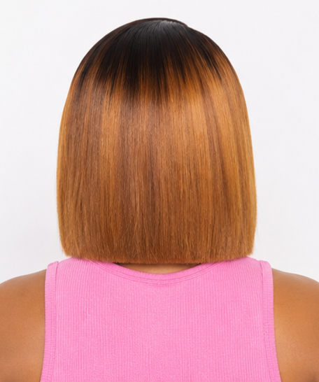 8" Virgin Ombré Bob (13X4 lace)